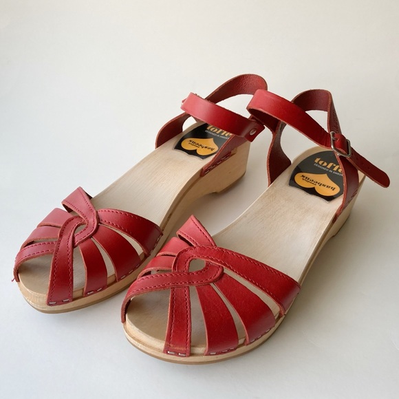 Swedish Hasbeens Cross Strap Debutant Sandals